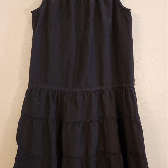 Gap Black Pleated Dress Size Small. Sleeveless. Light. Buttons. - Picture 8 of 9